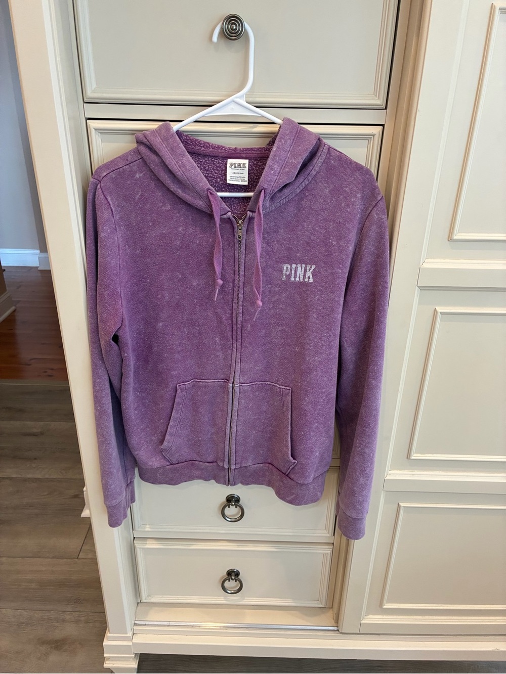 PINK Victoria's Secret Purple Zip-Up Hoodie
